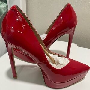 Madden Girl Red Patent Heels